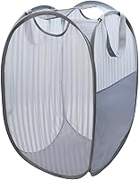 Vista 1 de Solidly Handy - Cesta desplegable de malla para lavandería, plegable, ligera, para lavar, almacenamiento de ropa duradera para habitación de niños