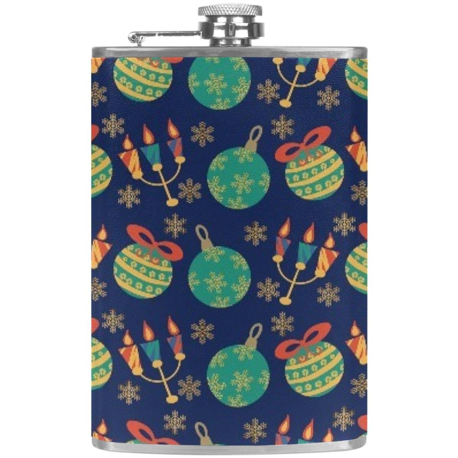 Flasque de Noël pour homme et femme avec entonnoir pour un cadeau festif