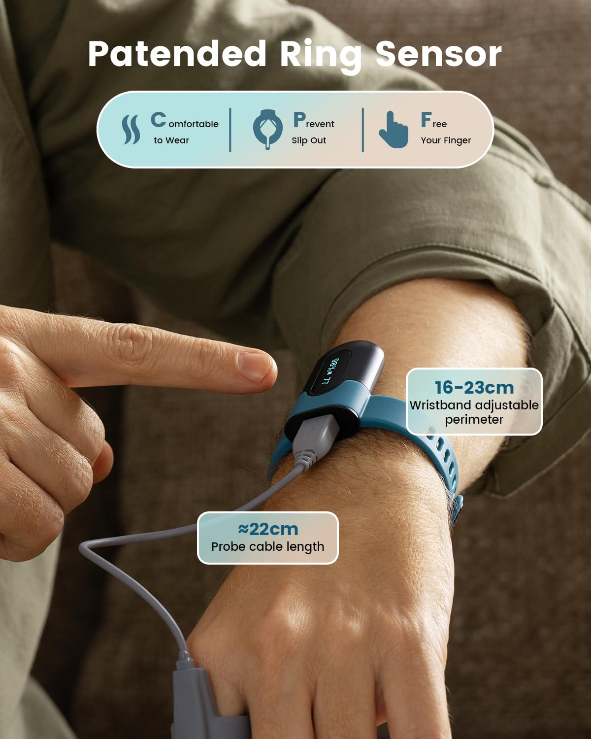 Vibeat OxyU - Wrist Blood Oxygen Monitor -3 Vibeat OxyU - Wrist Blood Oxygen Monitor -3