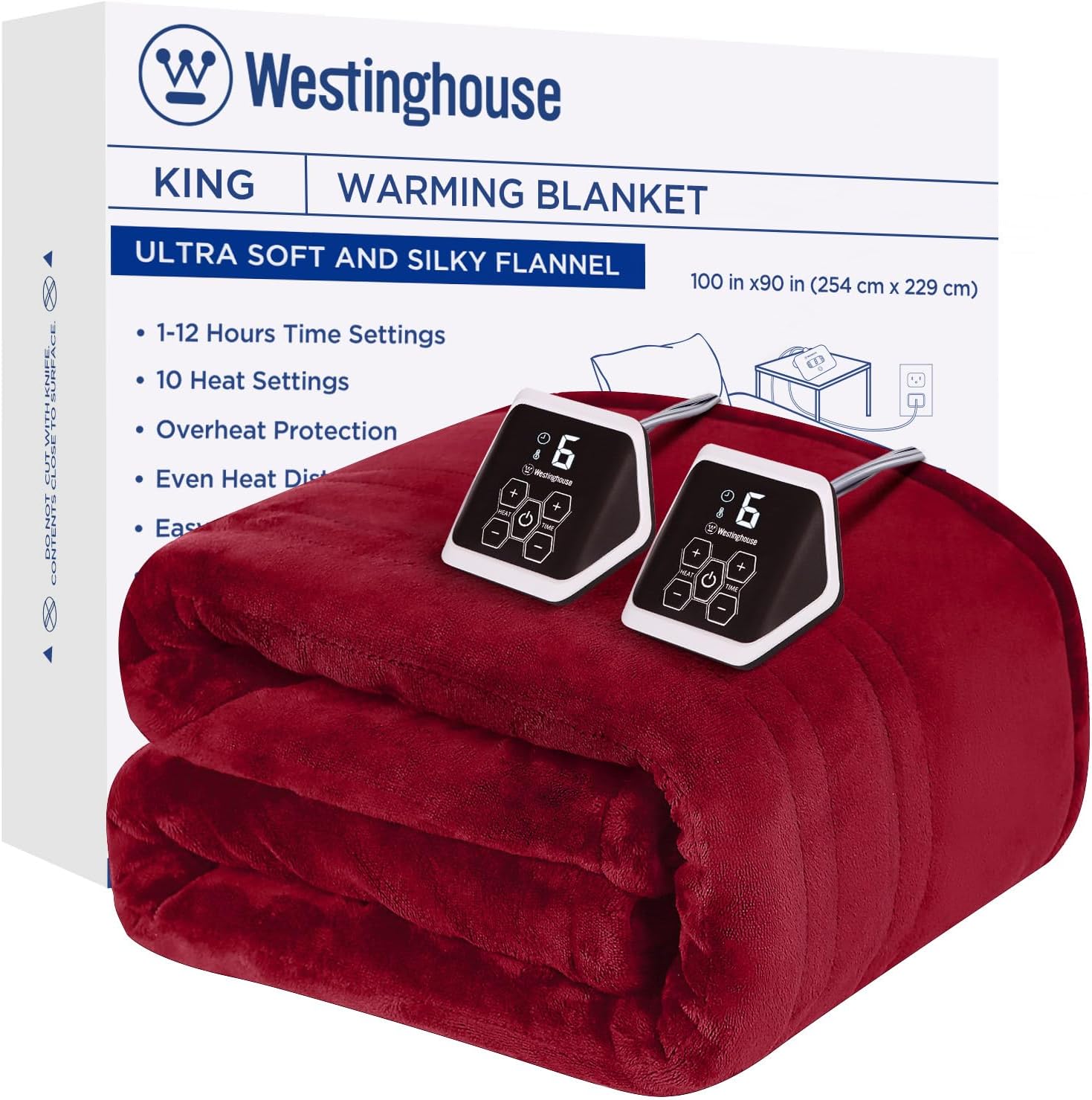 Westinghouse Heated Blanket King Size, Electric Heating