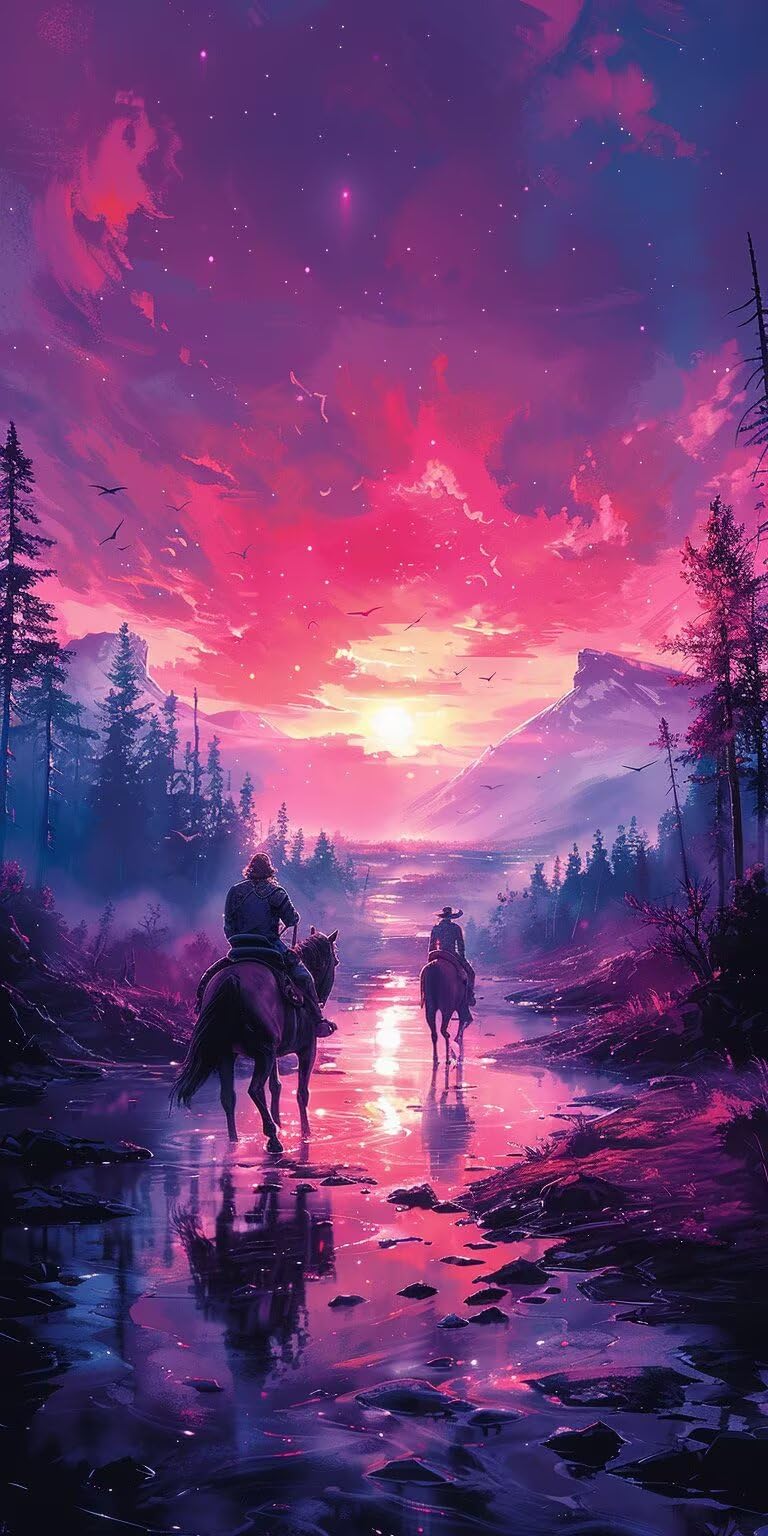 Dipingere con i Numeri Adulti Tramonto, Dipingere con i Numeri Cavallo, Fai da te Paint by Numbers per Principianti, Hobby Creativi Adulti, Painting by Numbers per Decorazioni Casa 100x200cm V-2653