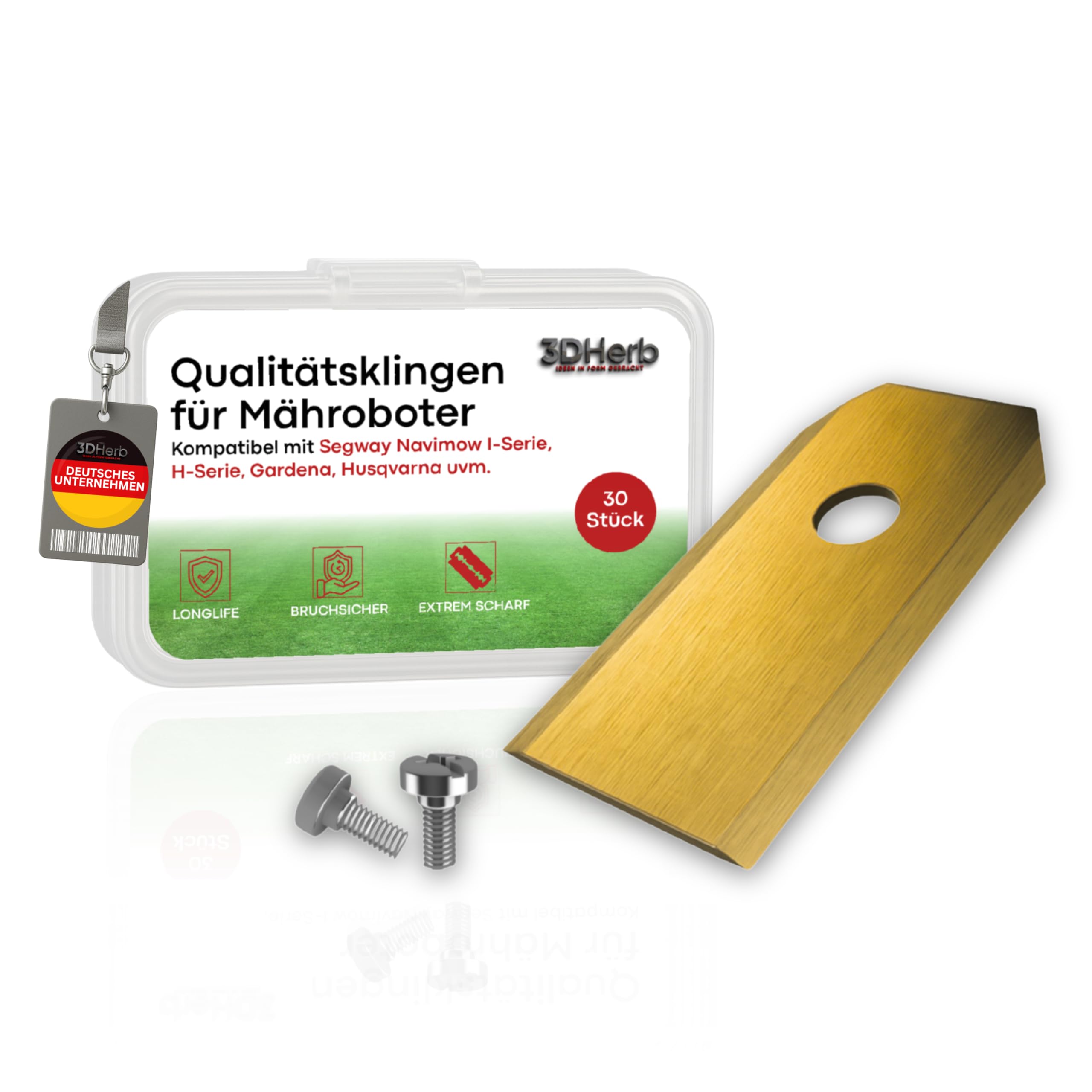ASUNCELL Mähroboter Klingen 36 Stück - Ersatzklingen Für Segway Navimow
