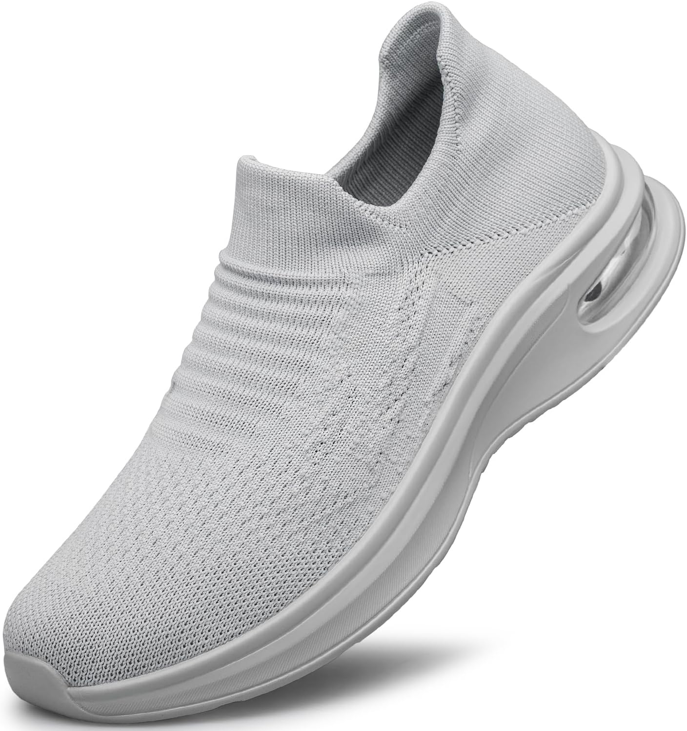 Mens Walking Shoes Slip on Lightweight Running Shoes Workout Athletic Tennis Shoes Gym Sneakers