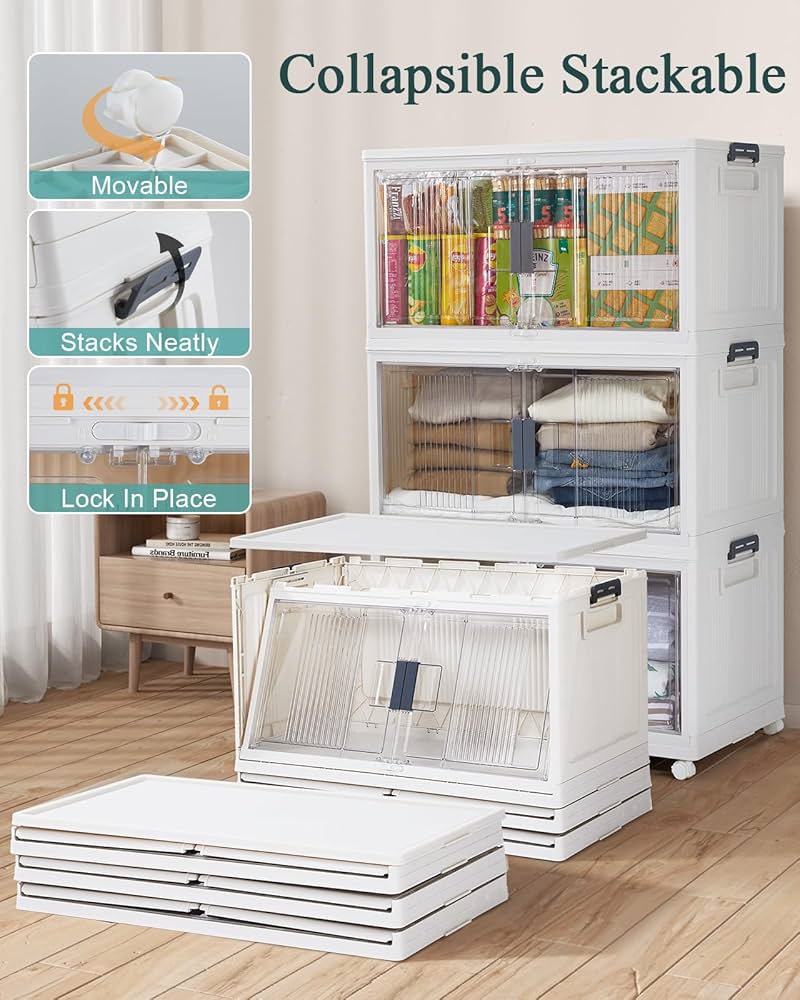 Amazon.com - OlarHike 97QT Stackable Storage Bins with Lids Amazon.com - OlarHike 97QT Stackable Storage Bins with Lids