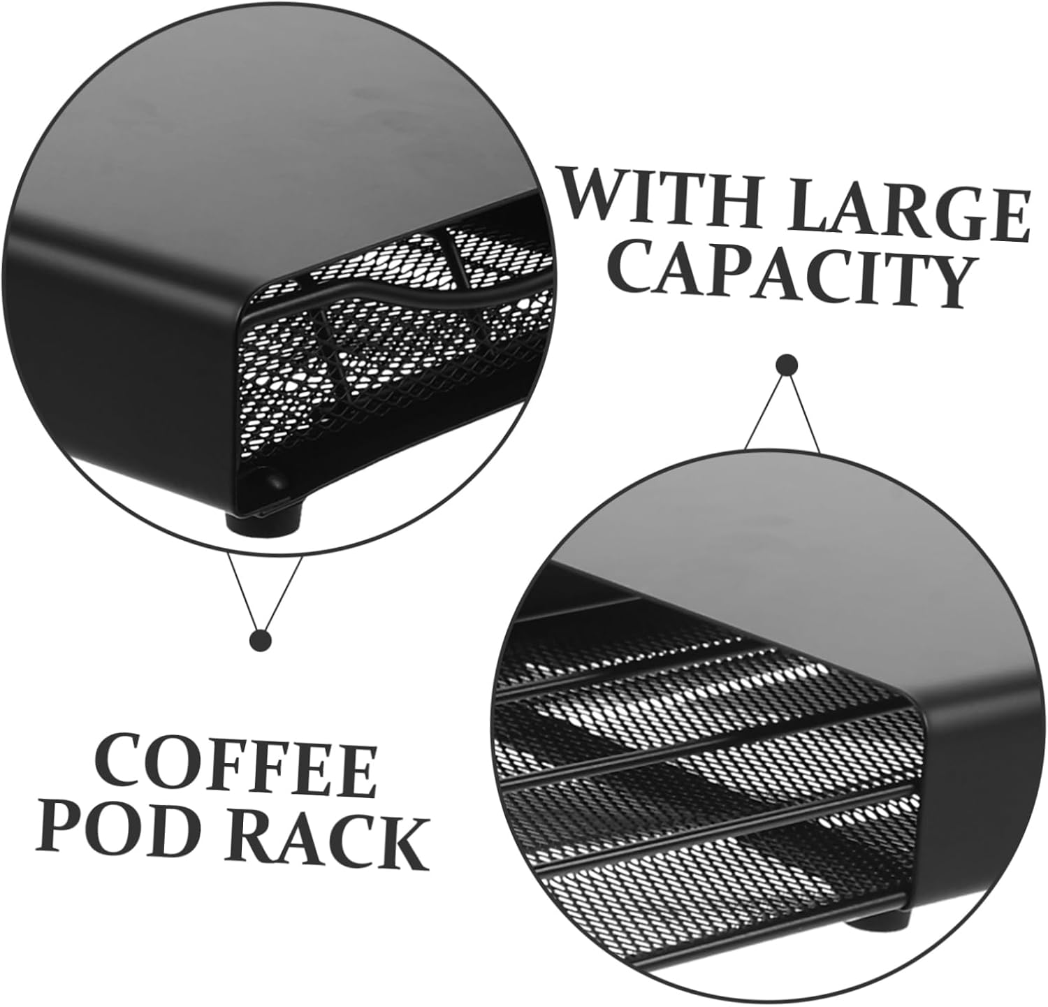 Coffee Capsule Holder Drawer Organizer for Kitchen Office Coffee Shops Capacity Storage for Easy Access Versatile Design