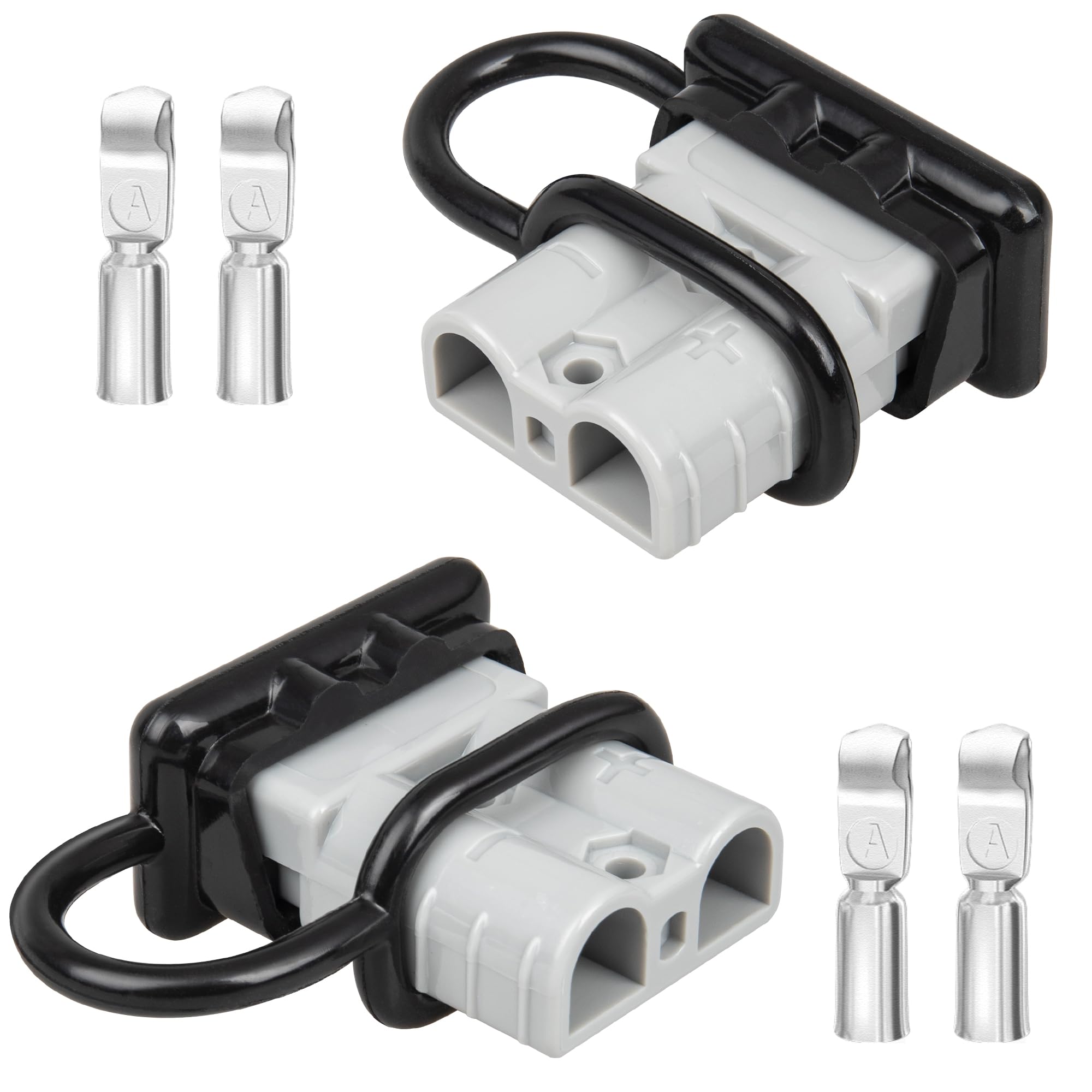 RED WOLF 50A Battery Quick Connector 6-12 AWG Jumper Cable - towing products and winches | Mubboo