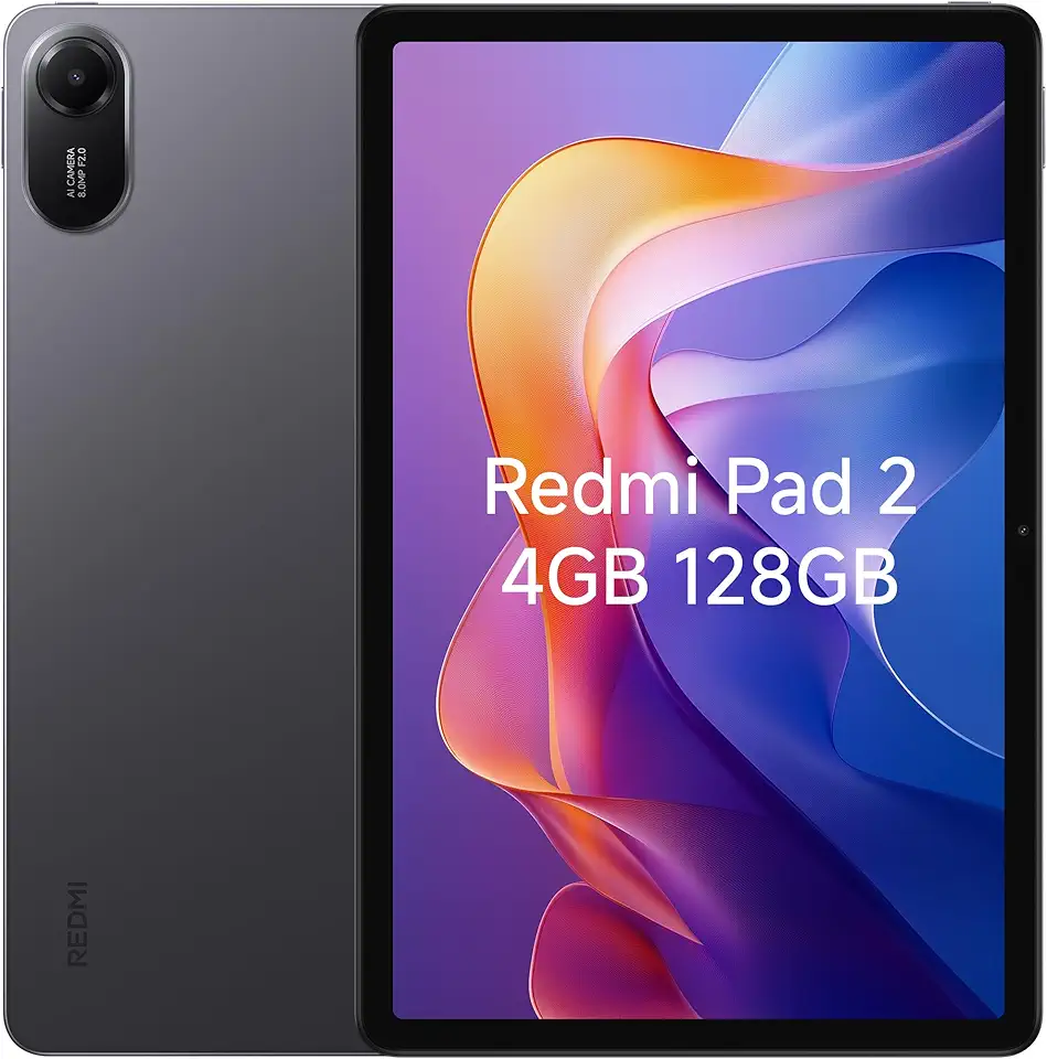 XIAOMI Redmi Pad 2 4G LTE (compatível com Tmobile Mint Tello e Global) 27.9 cm 2.5K Octa Core 4 alto-falantes Global ROM 9000mAh Bluetooth 5.3 8MP modelo 25040RP0AL (cinza grafite, 128 GB + 4 GB)