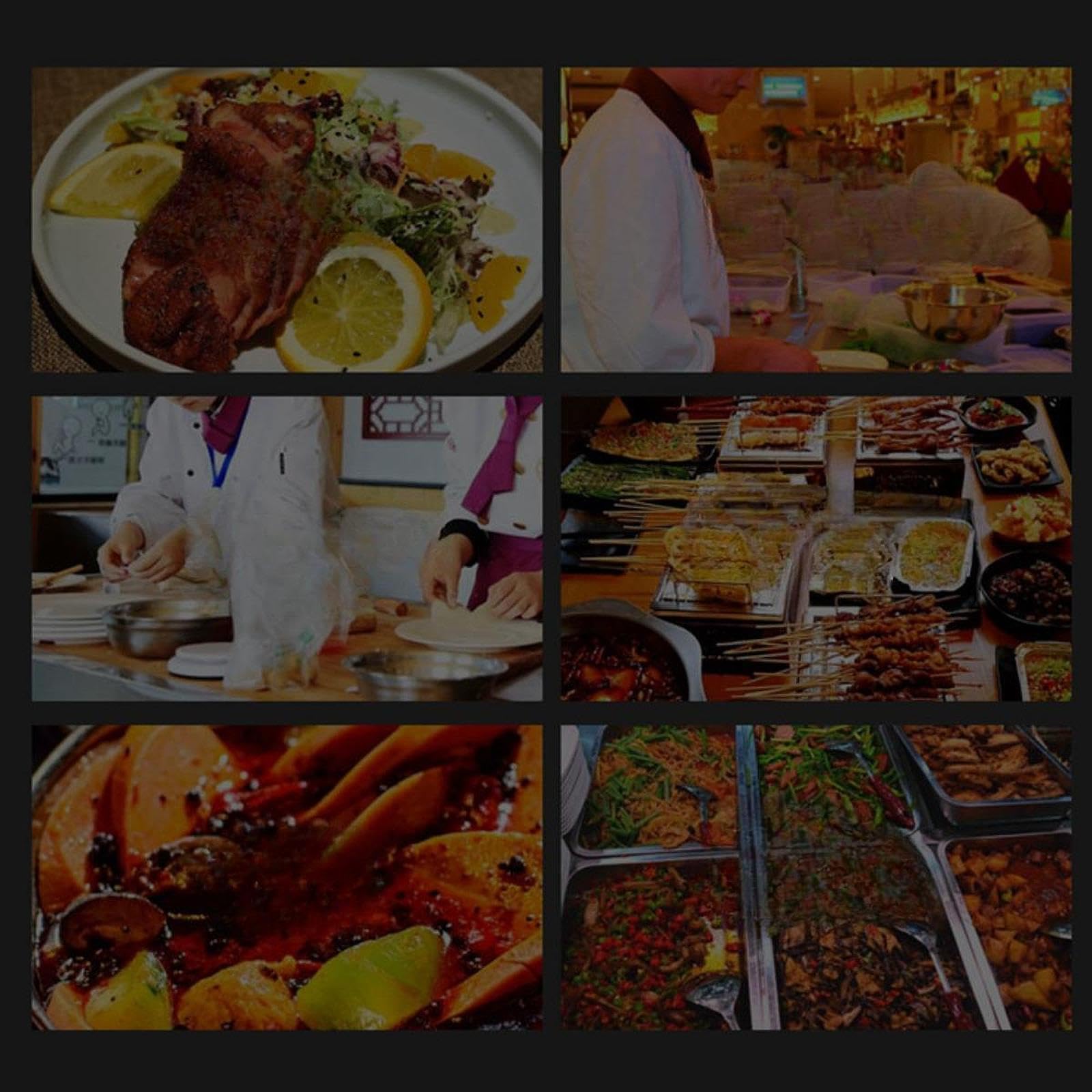 UGPLM Chef Coat Stand Collar Women Men Chef Jacket for Hotel Catering Kitchen Cooking, XL