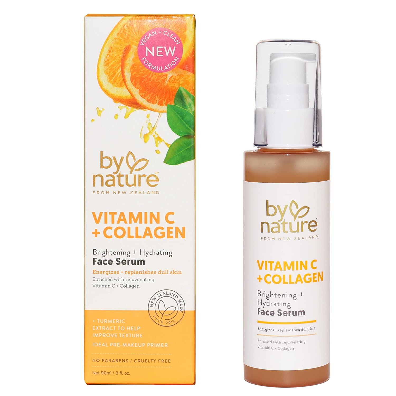 By Nature Vitamin C + Collagen Face Serum Restore and