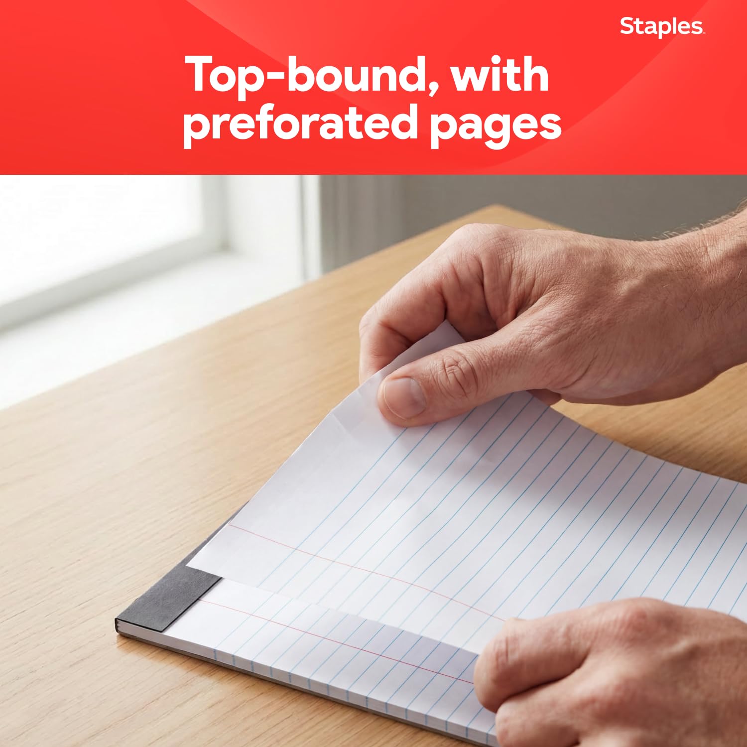 Amazon.co.jp: Staples 163865 メモ帳 幅8.5インチ X 幅11.75インチ