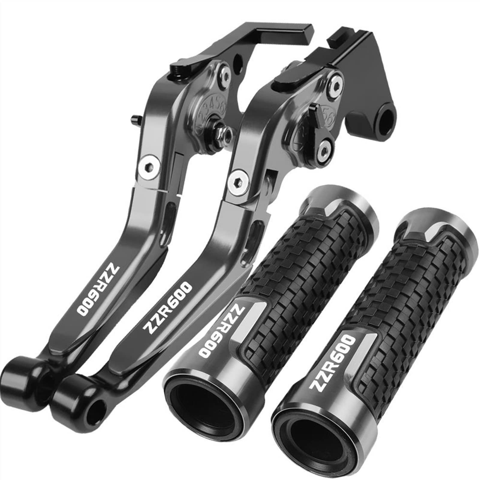 Compatible Pour Kawasaki ZZR600 1990-2004 Leviers D'embrayage De Frein Pliants De Moto Poignées De Guidon Réglables Accessoires De CNC Avec ZZR 600