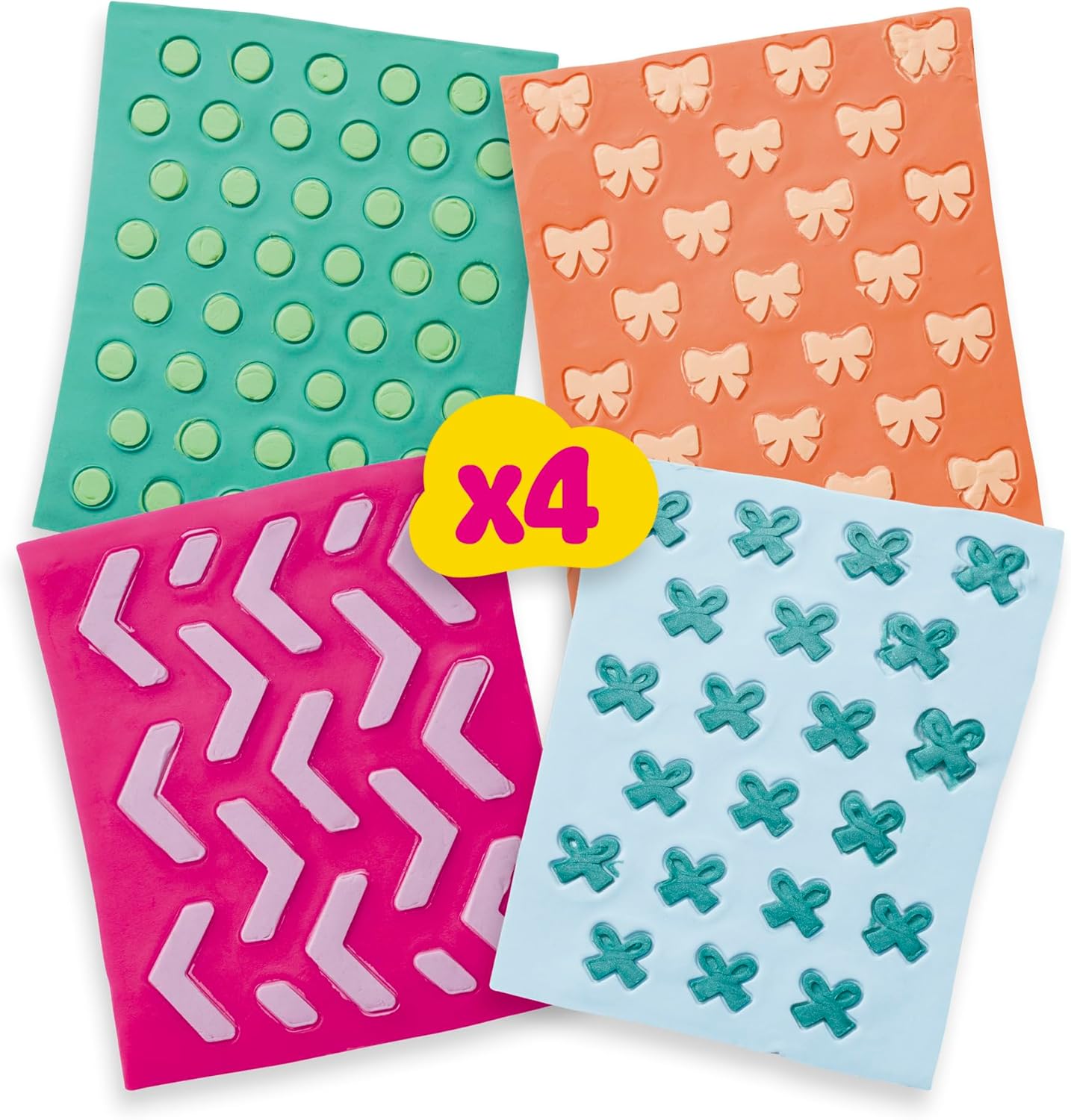 Play-Doh Barbie Pearls and Bows Accessory Pack, 4 Refill Pattern Sheets of Modeling Compound, 8 Fashion Accessories, Kids Arts and Crafts for Ages 5+