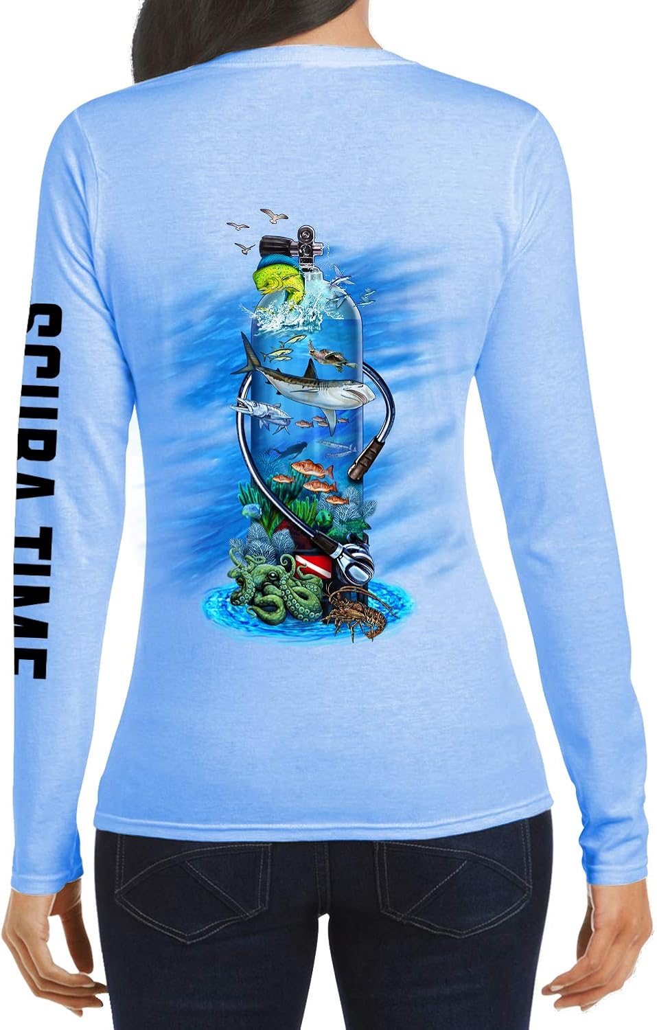 GAMEFISH USA Women's UPF 50 Lightweight Microfiber Moisture Wicking