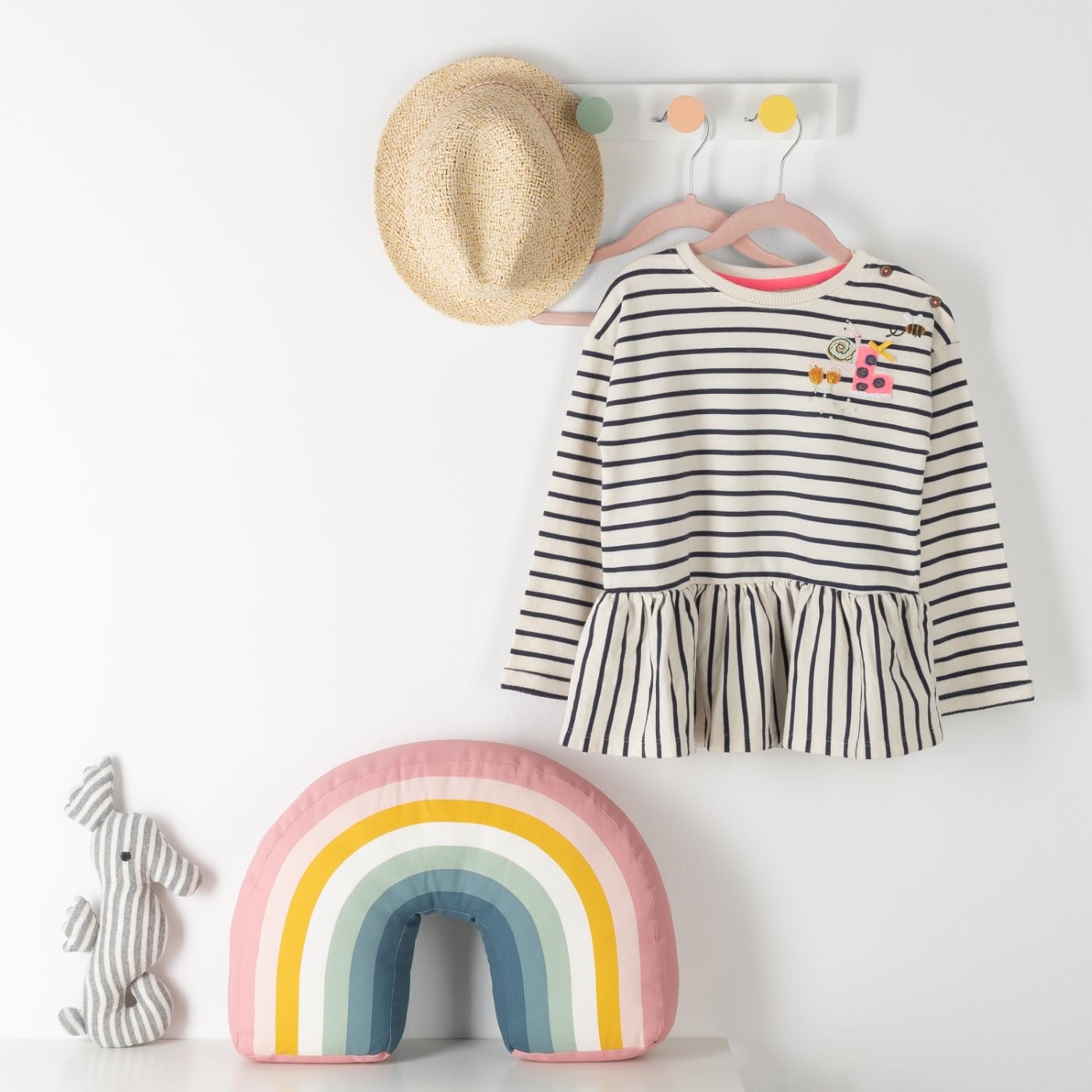 Grucce Bambini 30 Pz in Velluto Salvaspazio Rotanti 360° Antiscivolo Rosa Chiaro