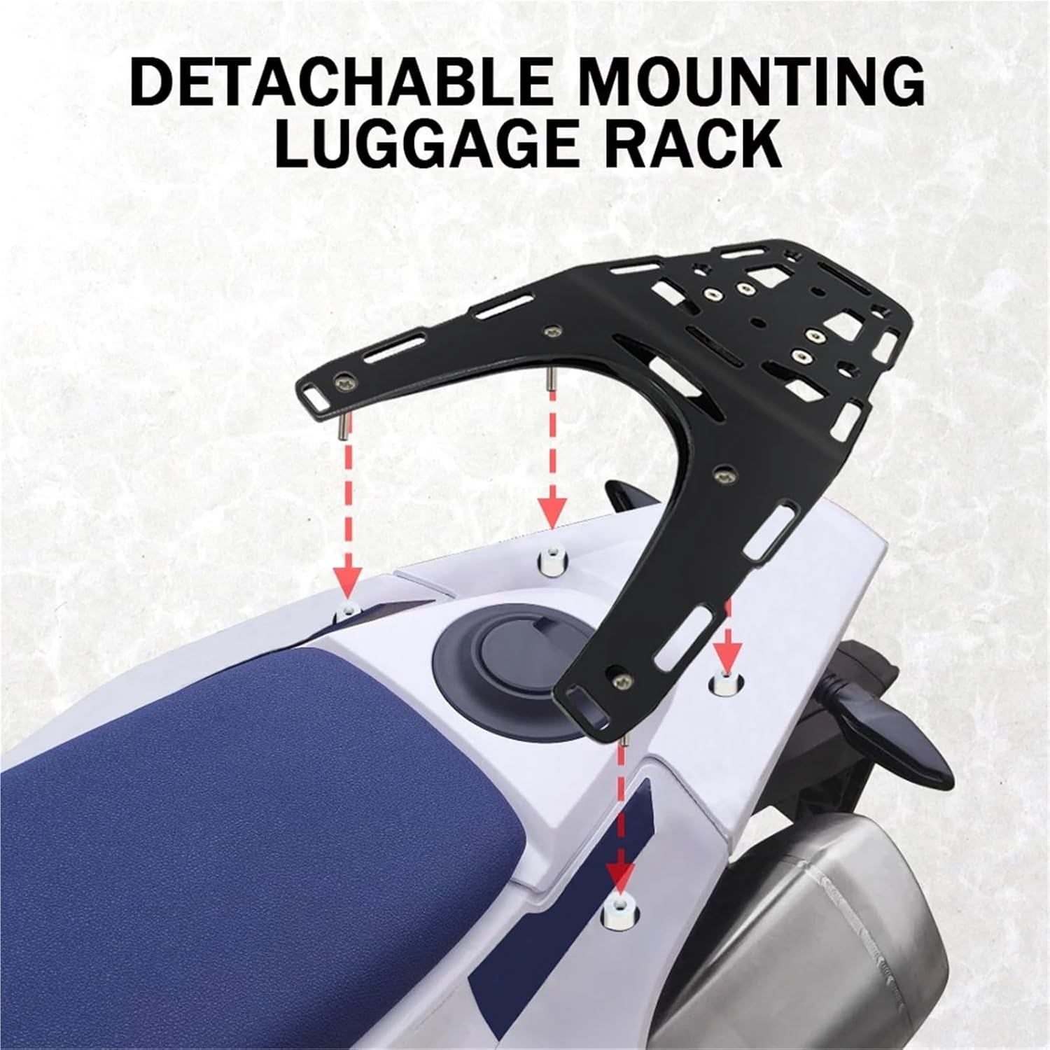 Replacement for Husqvarna 701 Enduro Supermoto Motorcycle Rear Luggage Rack Cargo Support Shelf Holder CNC Aluminum