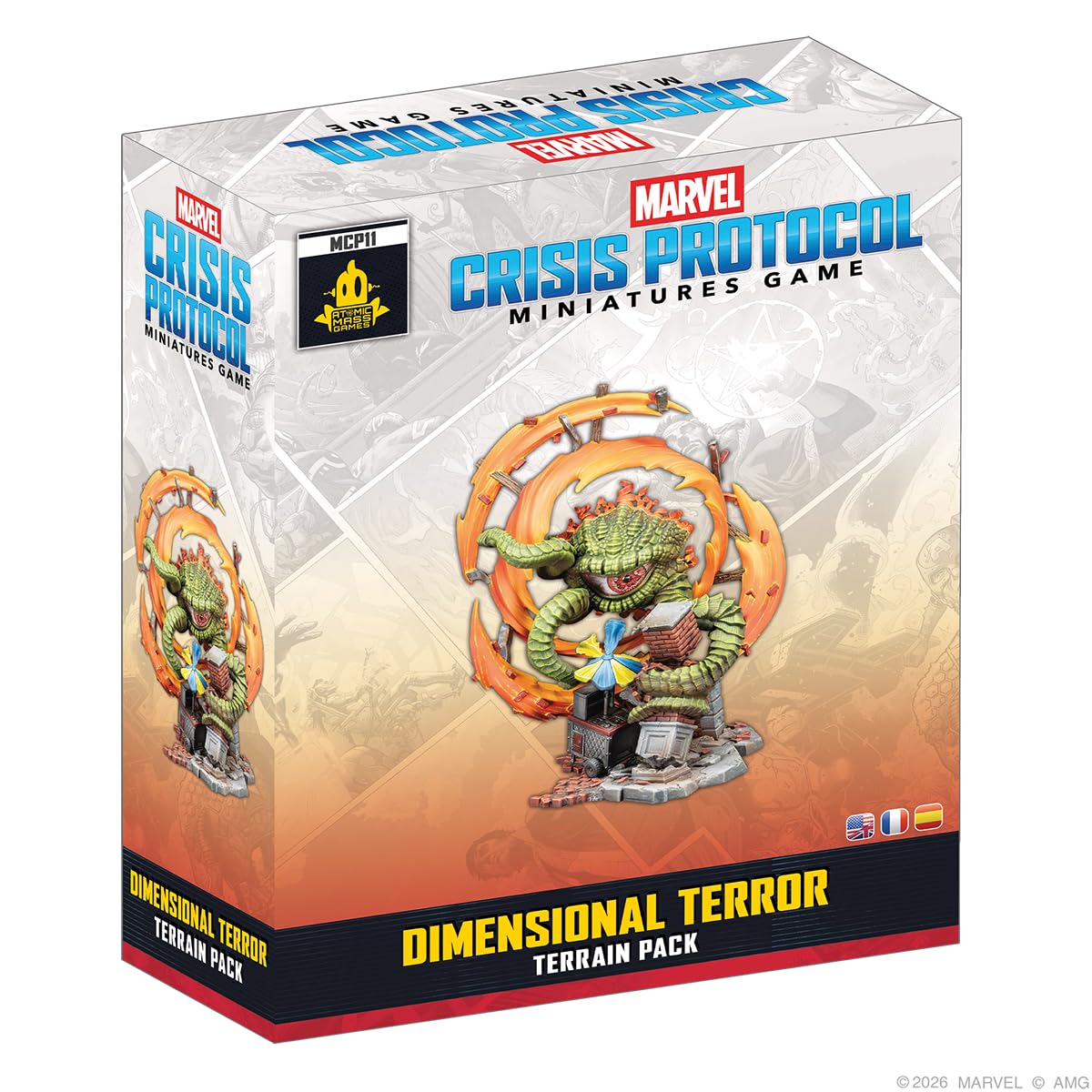 Asmodee | Marvel: Crisis Protocol - Dimensional Terror Terrain Pack | Miniatures Game | Ages 14+ | 2 Players | 90 Minutes Playing Time