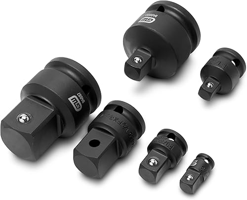 Miniatura 4 de GEARWRENCH Juego de adaptadores de impacto de 6 piezas de 14", 38", 12", 34" - 84928A-07