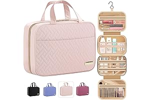 HOTOR Travel Toiletry Bag for Roadtrip Essentials