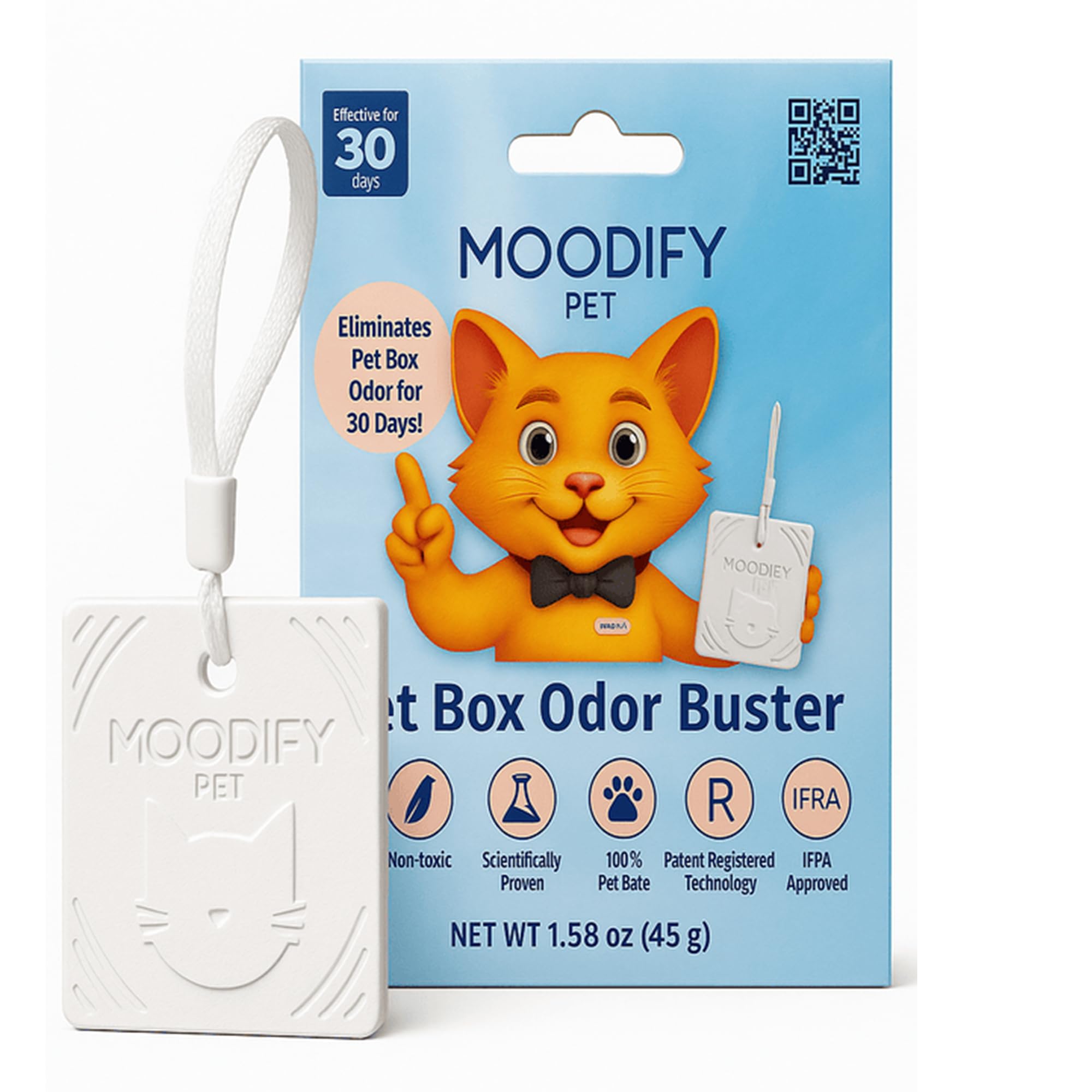 MoodifyPet Neutralizador de olores con tecnología WhiteScent (1 unidad)
