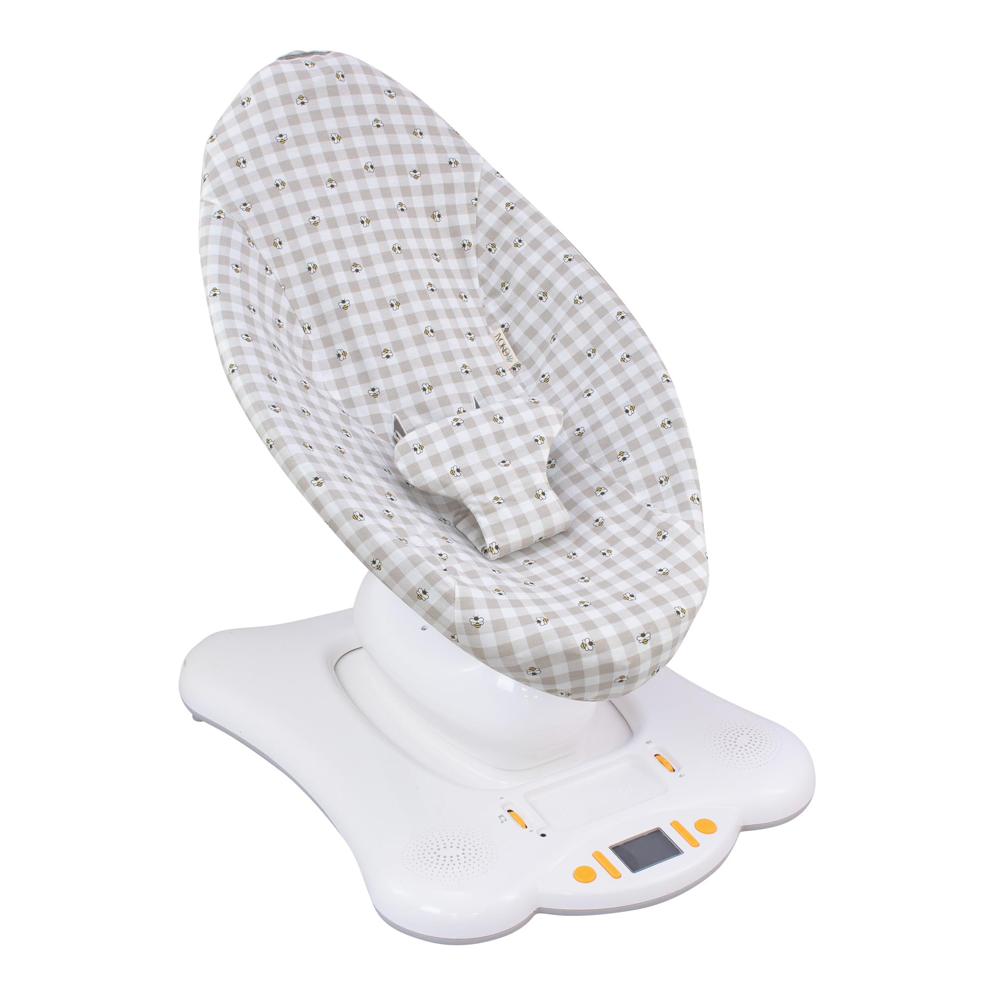 JYOKO Kids Housse en coton pour Transat compatible avec Mamaroo 4moms Y Mamaroo Rockaroo Rocker (Picnic Vichy)
