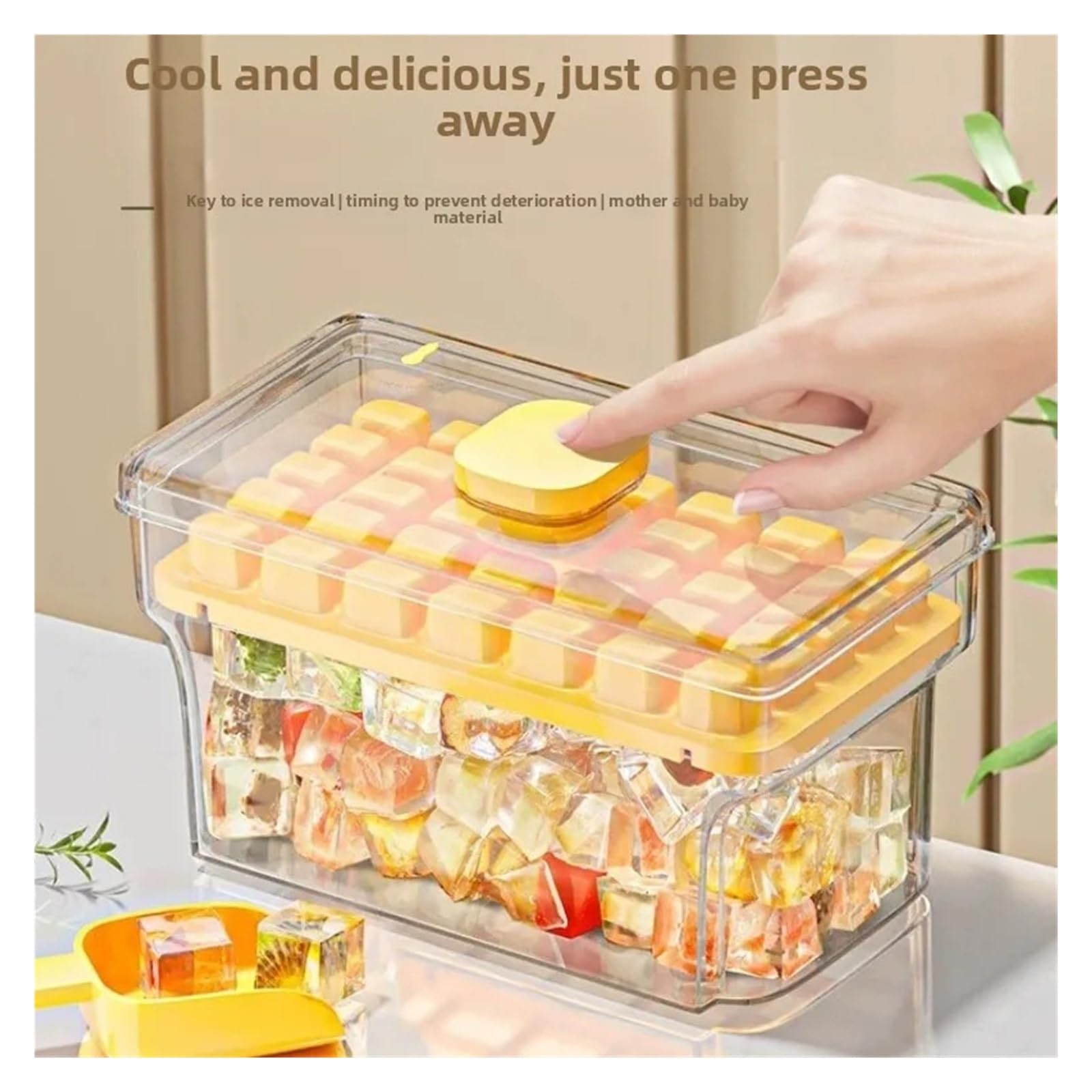 Cubiteras Para Hielo Interesante juego de moldes for cubitos de hielo pequeños hechos en casa, 68 diseños de doble capa, esencial for los entusiastas de las bebidas frías de verano(Green)