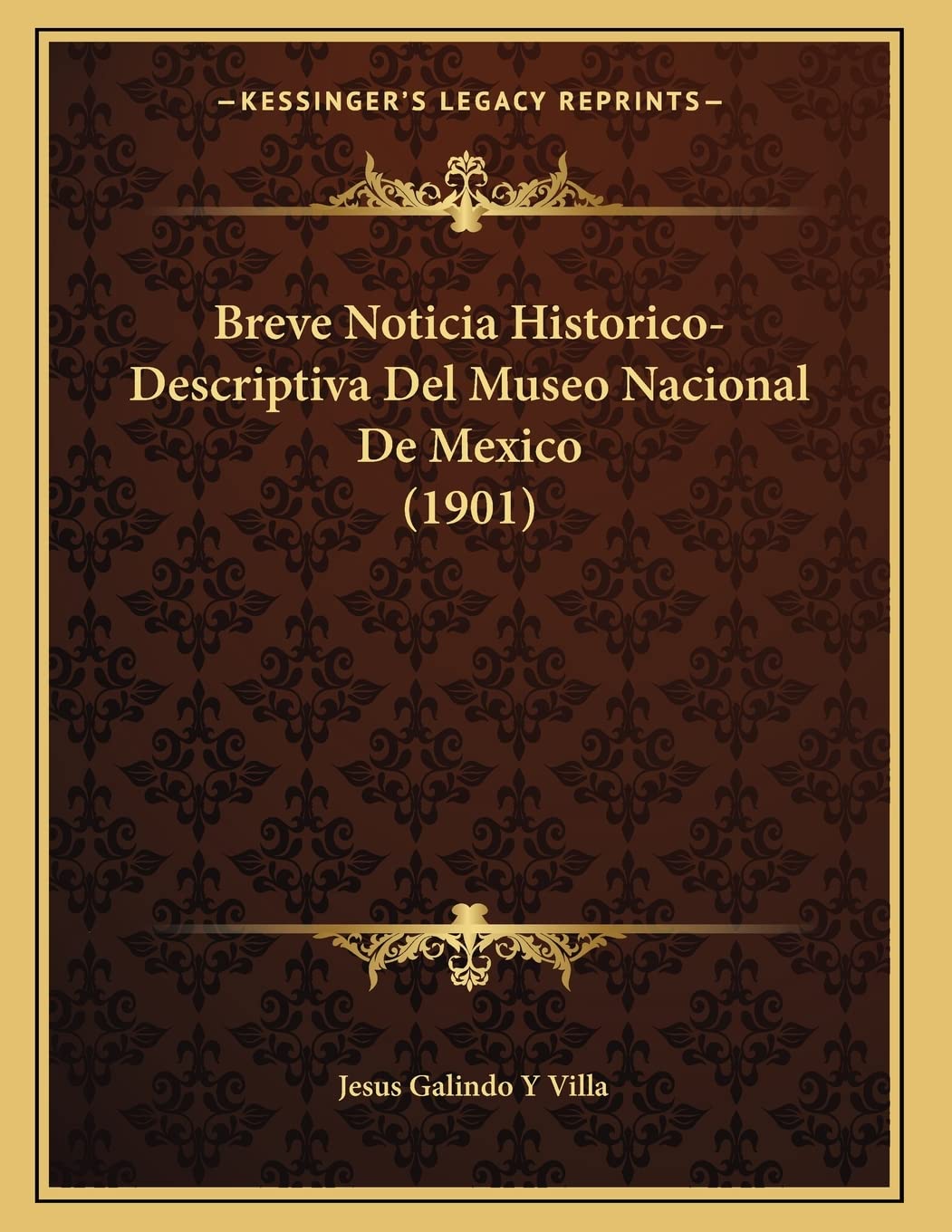 Breve Noticia Historico-Descriptiva Del Museo Nacional De Mexico (1901)
