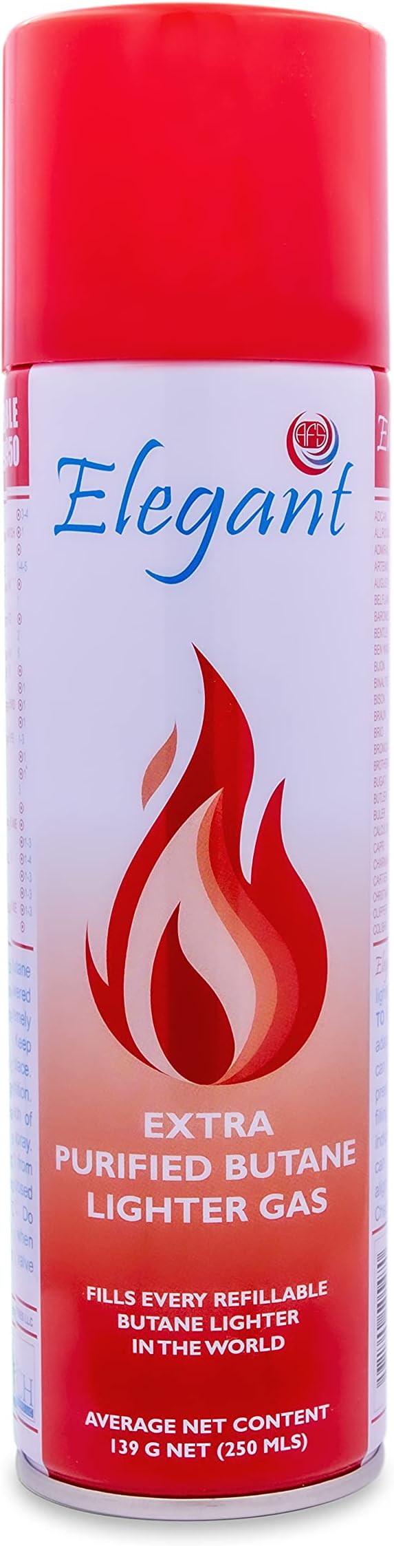 Elegant Extra Purified Butane Lighter Gas REFILL (139g) 250ML