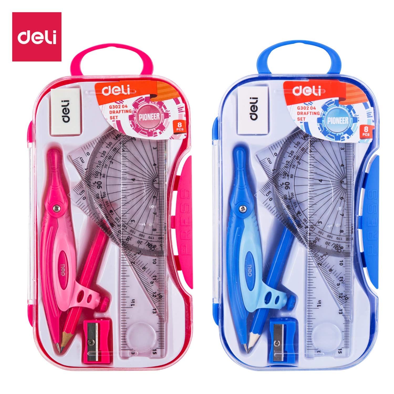 Eg30204 Compass Drafting 8-Piece Set