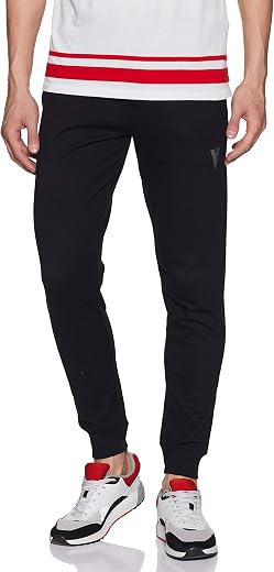 Van Heusen Men Mid Rise Athleisure Smart Tech Regular Fit Joggers - Easy Stain Release, Anti Stat, Ultra Soft