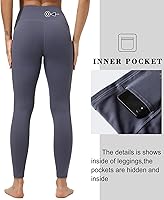 Vista 29 de Dragon Fit - Pantalones de yoga de compresión con bolsillos interiores, pantalones deportivos de cintura alta con control de abdomen, leggings