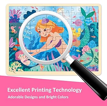 Amazon.com: MoinKidz 100 Piece Puzzles for Kids Ages 4-8