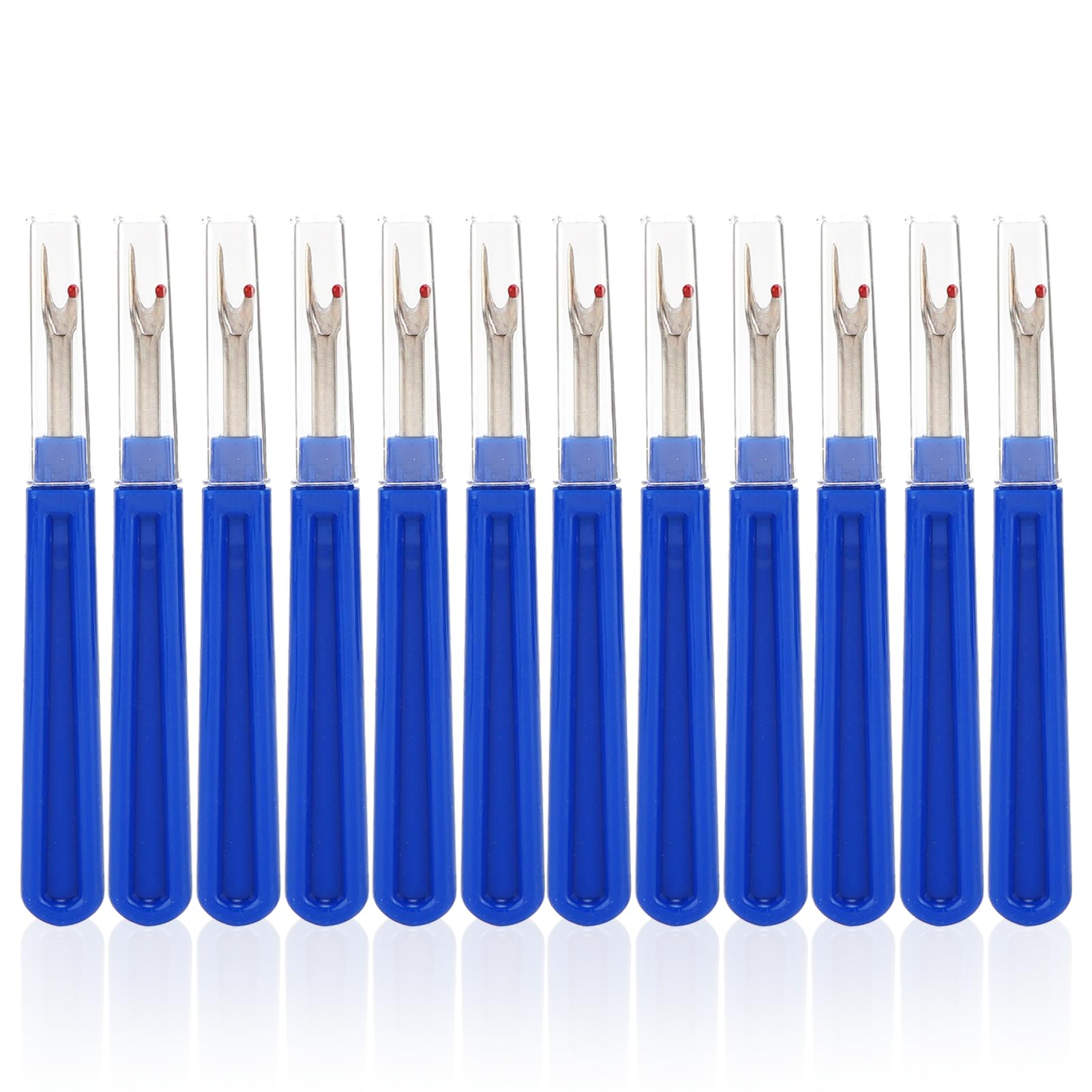 Kit 12 Taglia Asole Per Cucito - Tagliafilo In Acciaio Inox Con Cappuccio Di Sicurezza - Ideale Per Rimuovere Cuciture E Etichette - Foto 12