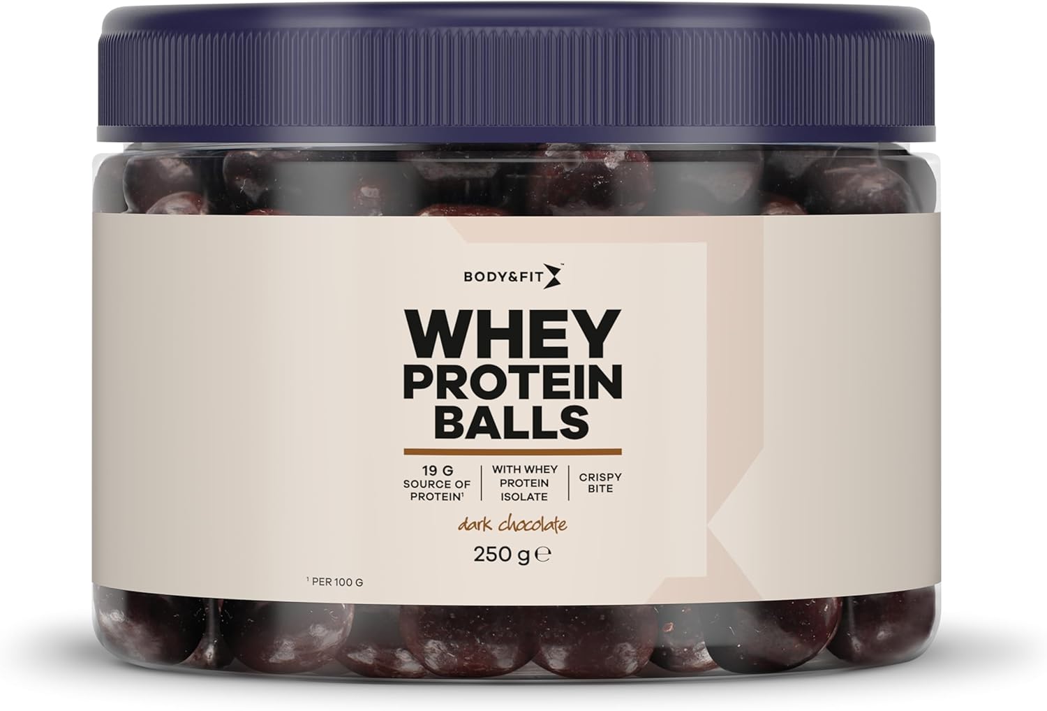 Body&Fit Whey Protein Balls Pure Chocolate 250 gram