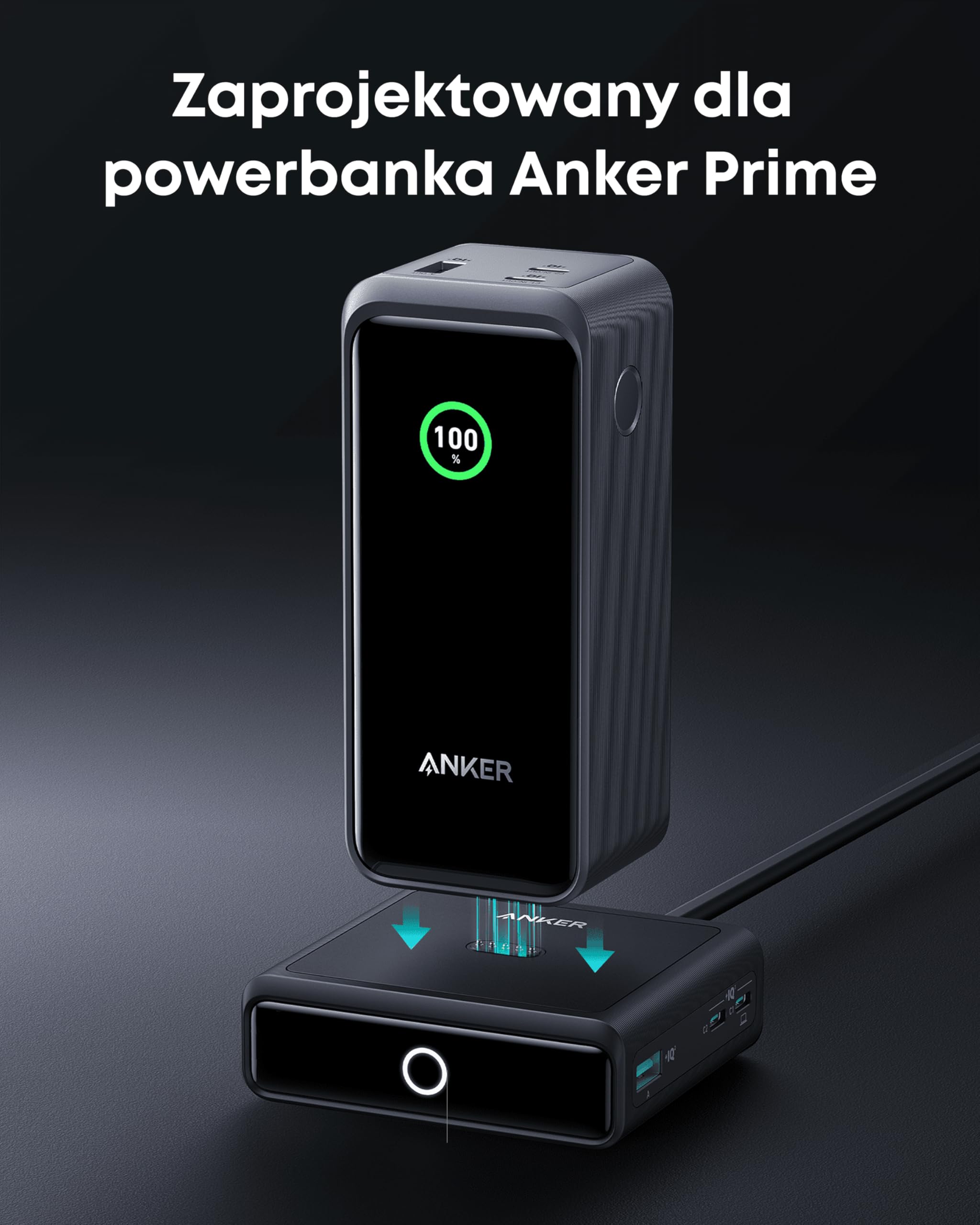 Anker Prime Power Bank &Charging Baseセット Anker Baza Ładująca Prime 100W - Powerbanki - Sklep