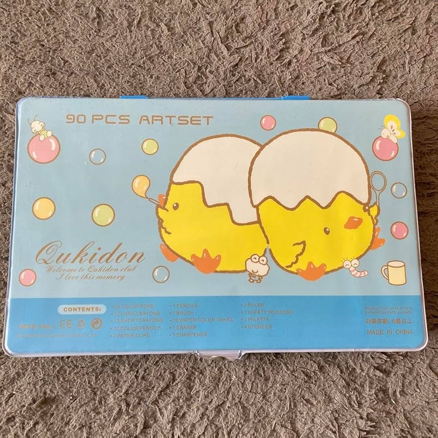 文房具セット　ポテトちゃん Amazon.co.jp: 90PCS ARTSET 子ども用文房具セット : おもちゃ