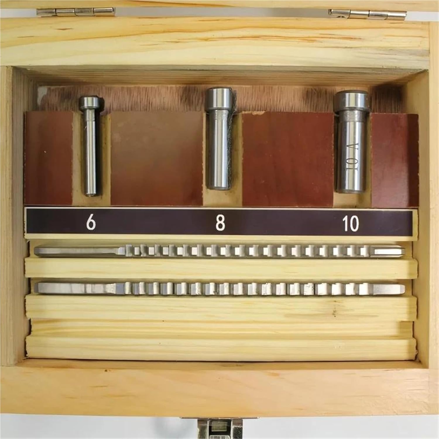 Keyway Cutting Tool 6PCS HSS Keyway Broach Sets Tools for CNC Cutting Machine Too