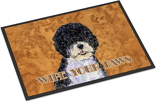 Caroline's Treasures SS4894MAT - Felpudo portugués de agua para puerta delantera, 18 x 27 pulgadas, tapete para interiores y exteriores,