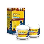 MagniLife Knee Pain Relief Soothing Gel, Reduces Swelling & Inflammation of Sore Muscles, Joint Discomfort, Injuries - All-Natural Arnica (2 Pack-4oz Jars)