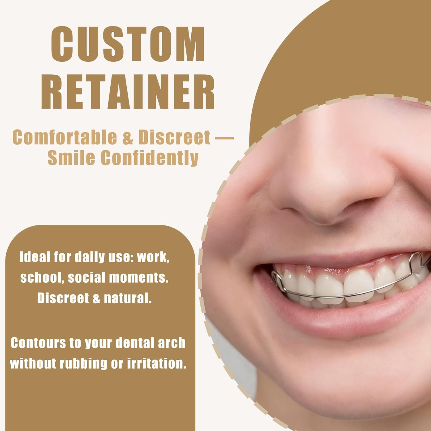 Custom Hawley Retainers for Adults – 2-Pack Upper & Lower Teeth, Comfortable, Durable, and Color Options (Pink) - Image 5