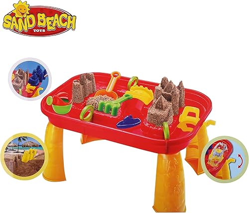 Miniatura 4 de Color Tree - Mesa de arena y agua para niños pequeños  Mesa de actividades para interiores y exteriores con juego de playa  Juguetes de verano para