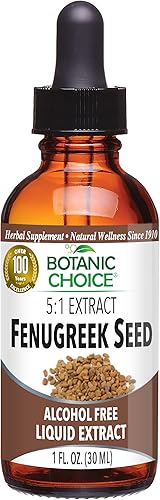 Botanic elección Extracto de líquido, Fenugreek semillas, 1onza líquida, 1, 1