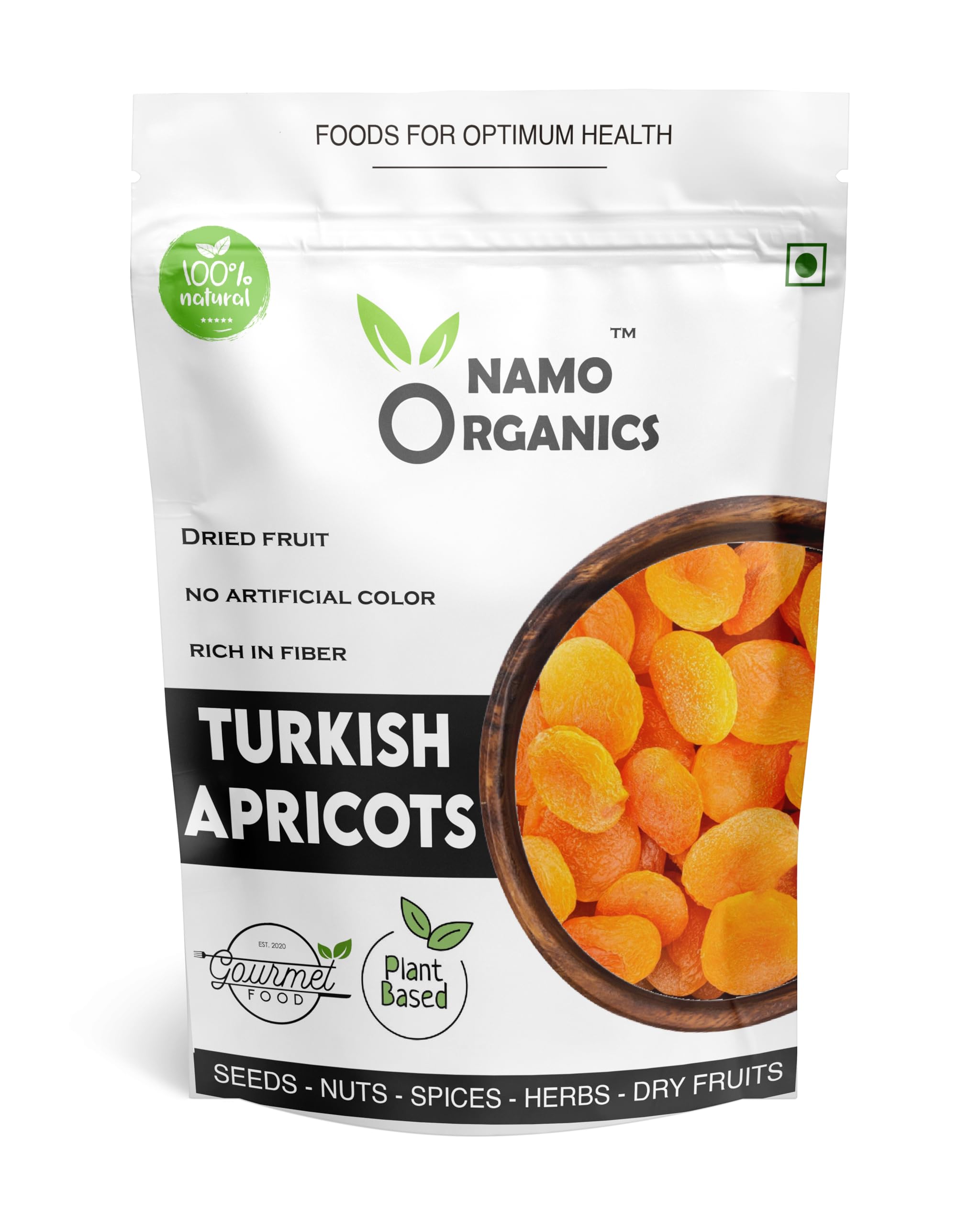 Namo Organics - 1 Kg - Dried Apricots Turkish - Seedless | No Added Sugar | Khumani Sweet Dry Fruits | Healthy Snack (B094YRZN9P) Amazon Price History, Amazon Price Tracker