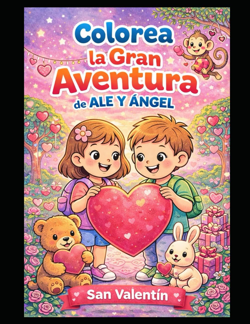 Coloreo La Gran Aventura de Ale y Angel: San Valentin