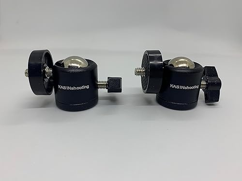 Miniatura 9 de KASINshooting Paquete de 2 adaptadores de trípode monopié Hot Shoe 14 "Mini cabeza de bola para video digital Insta360 Smartphone Go Pro Cámara