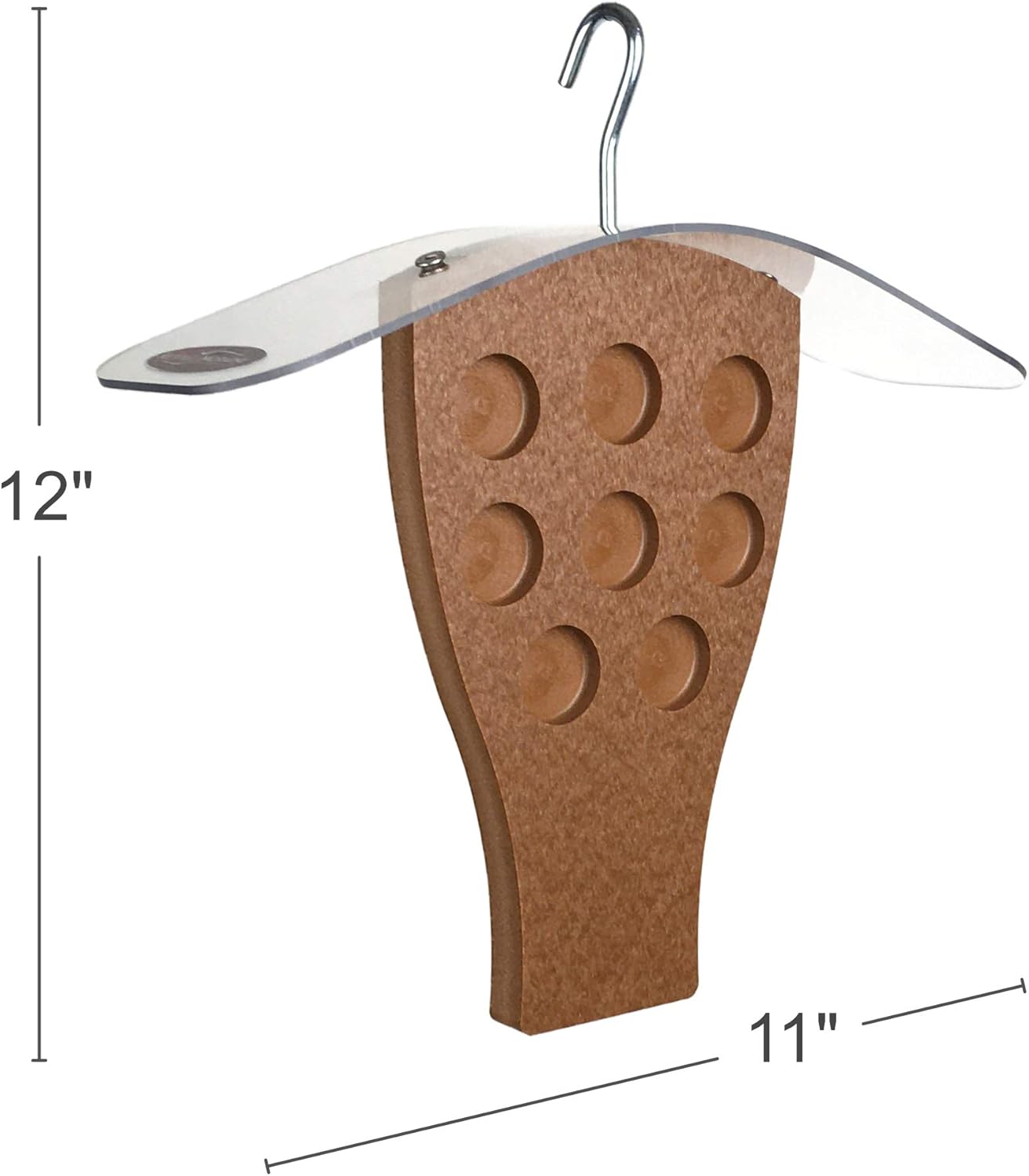 Kettle Moraine Peanut Butter Feeder with Clear Roof (Chocolate)
