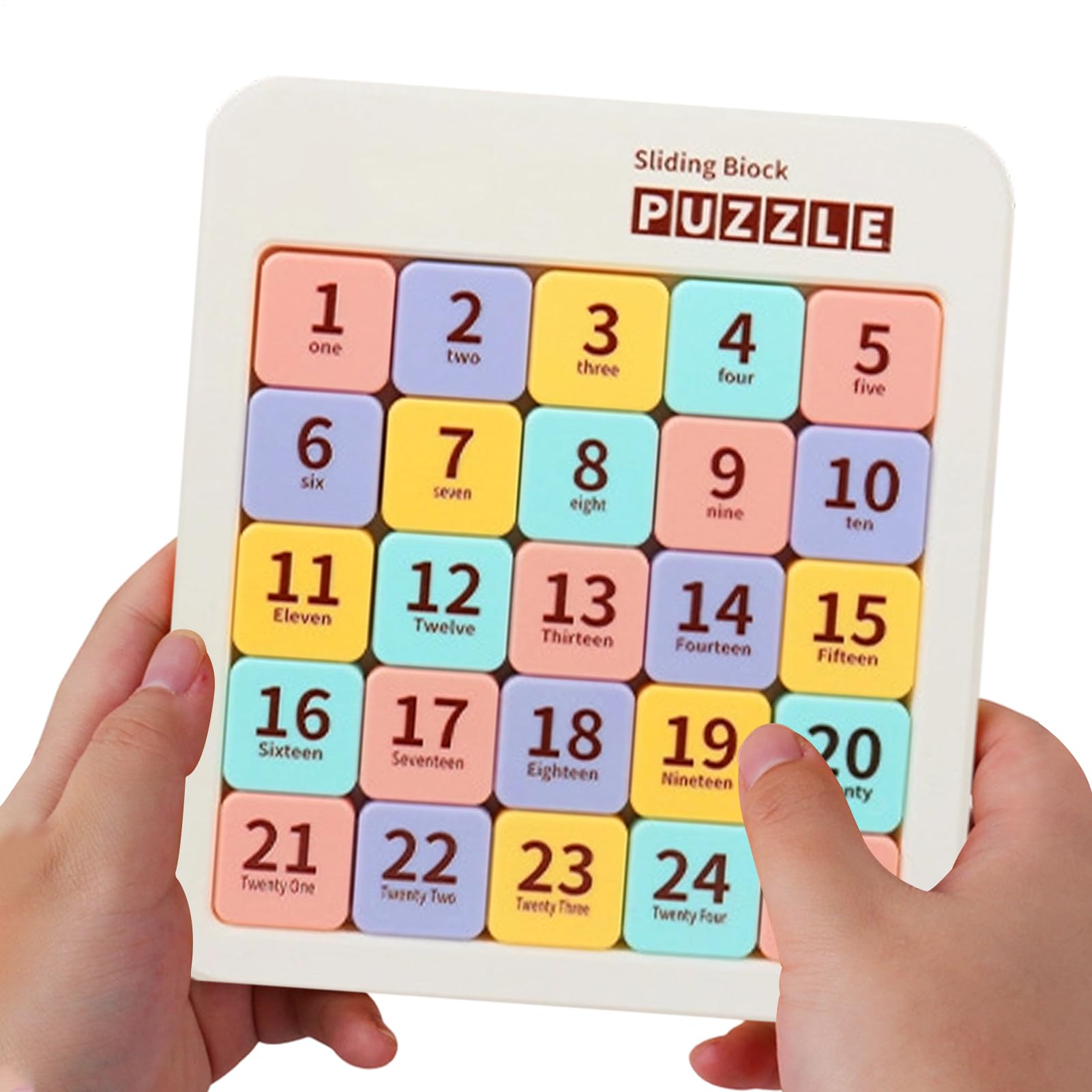 Magnetic Slide Puzzle, Number Brain Teaser Game, 3 Inch Intelligence Blocks Toy with Portable Case, Learning Accessory - Image 7