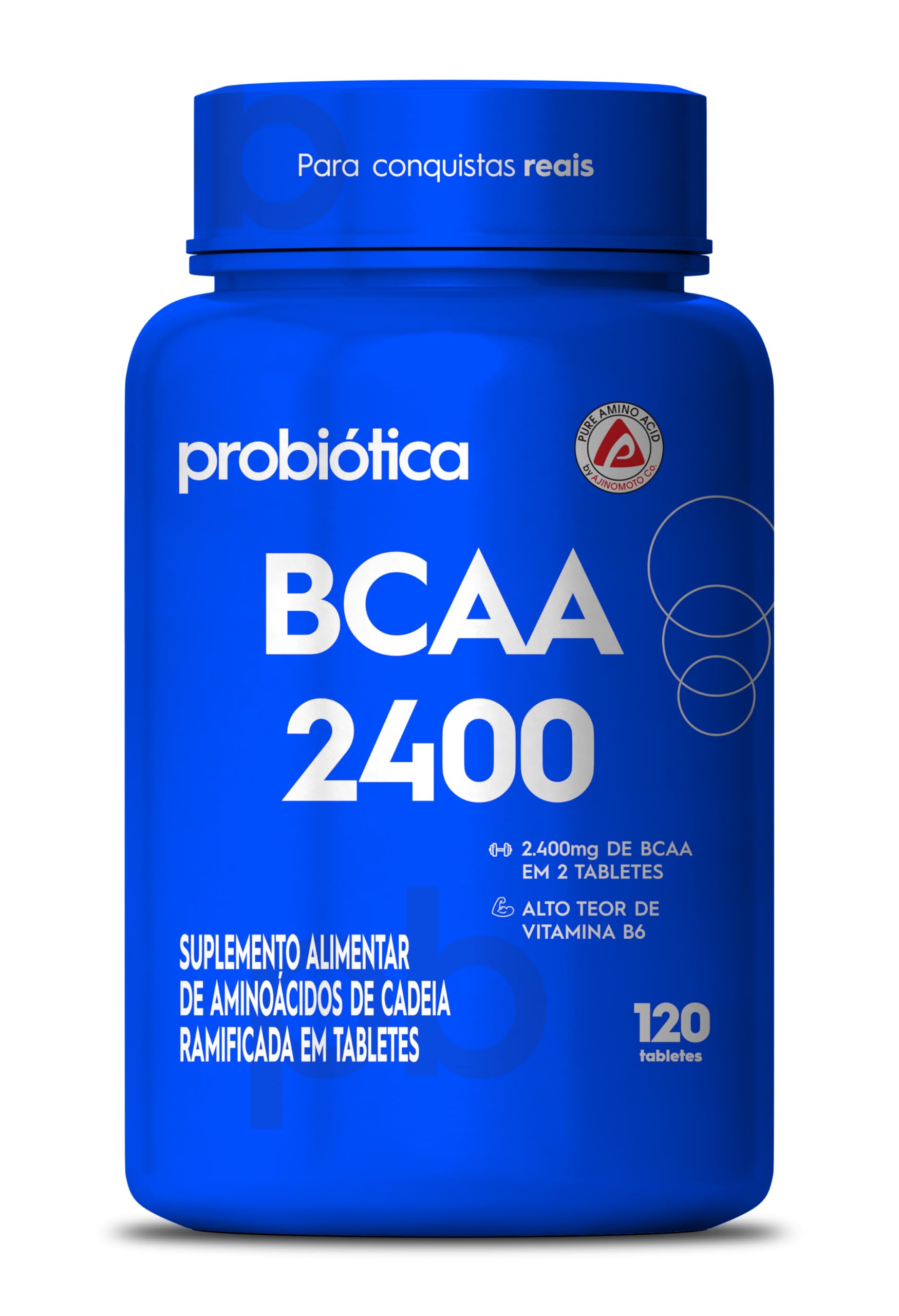 BCAA 2400-120 Tabletes - Probiótica | Amazon.com.br