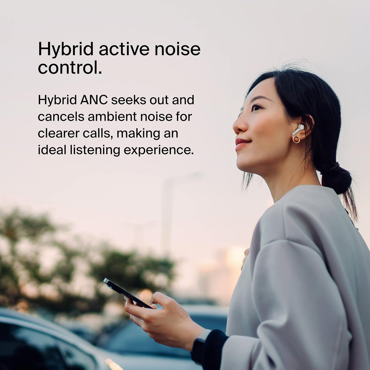 Belkin SoundForm™ Pulse Noise Cancelling Earbuds, Wireless Ear Buds with Wireless Charger Case & Dual Microphone - IPX5 Water Resistant Bluetooth Headphones for iPhone & Samsung - White - Image 3