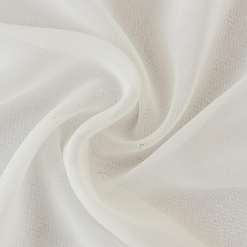 Miniatura 6 de Paquete de 6 caminos de mesa de gasa de 10 pies de 29 x 120 pulgadas, camino de mesa romántico transparente para boda, fiesta de cumpleaños,