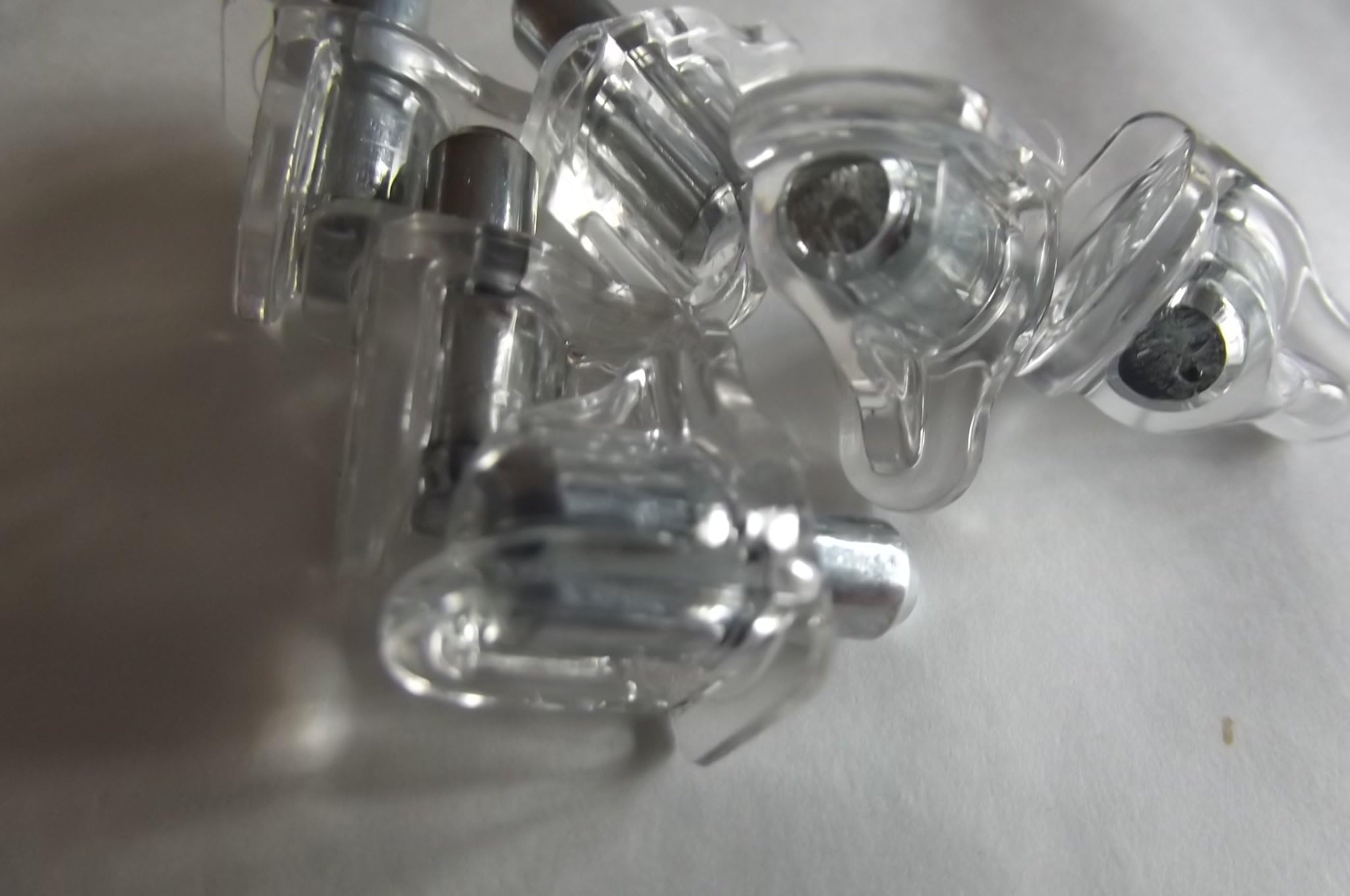 12 CLEAR TRANSPARENT FINISH SHELF SUPPORT STUD PLUG PIN STEEL PIN 5MM (CLEAR)